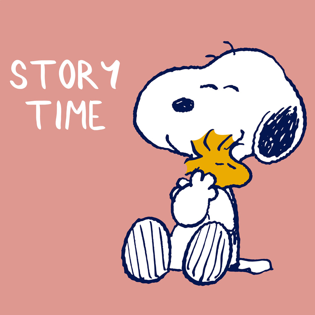 Snoopy Dětský polštář na čtení s vysokou opěrkou zad - Story Time 03