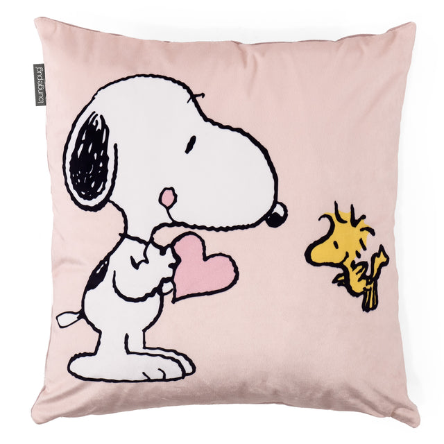 Snoopy Povlak na Polštář 47 x 47cm - Snoopy & Woodstock 01