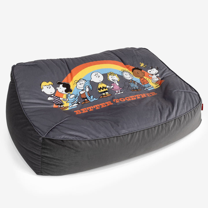 Snoopy Sedací vak Sloucher, pohovka - Duha 01